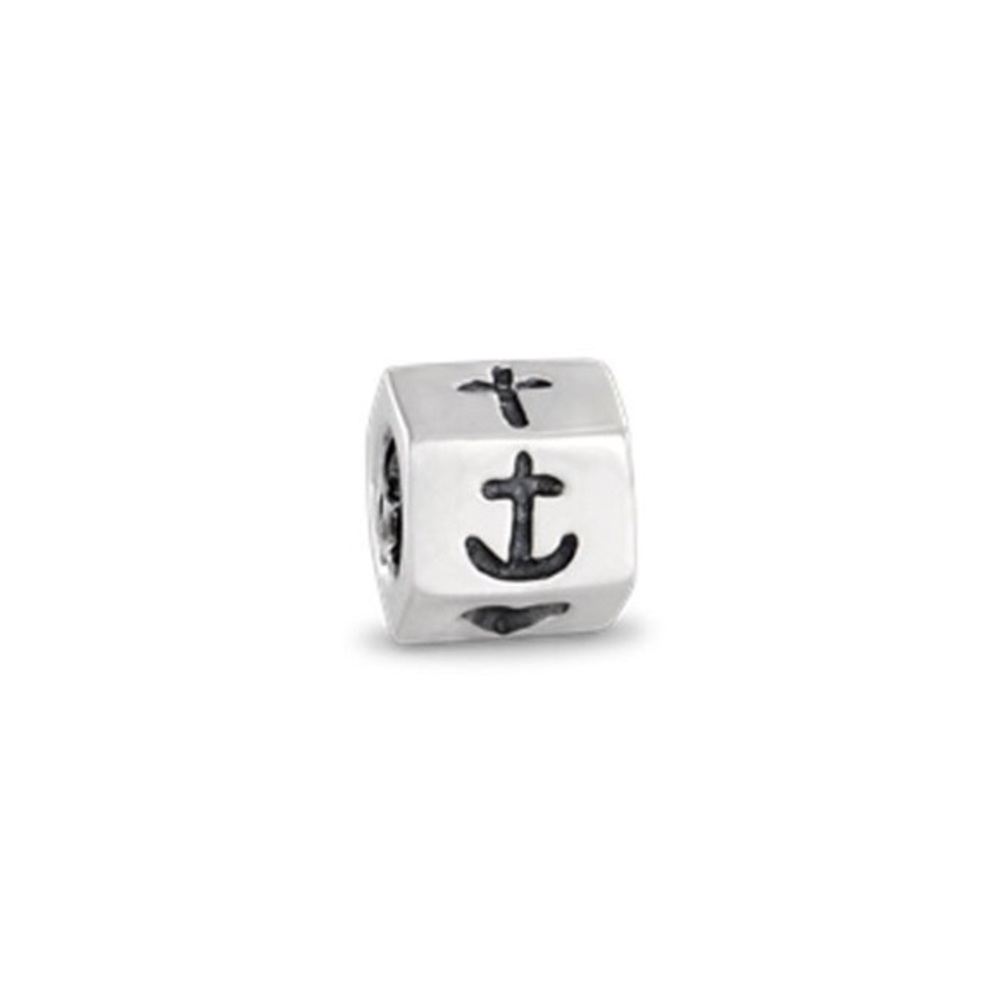 Pandora authentic retired heart anchor cross charm